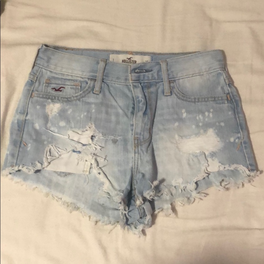 Hollister High Rise Jean Shorts